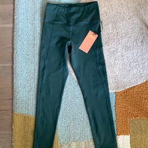 NWT Girlfriend Collective Size XS Green Legging